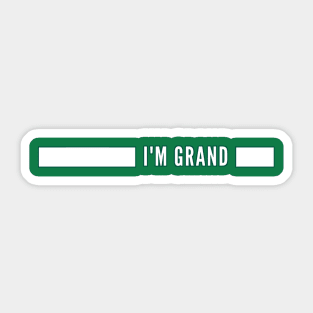 I'm grand ! And you? :) Sticker